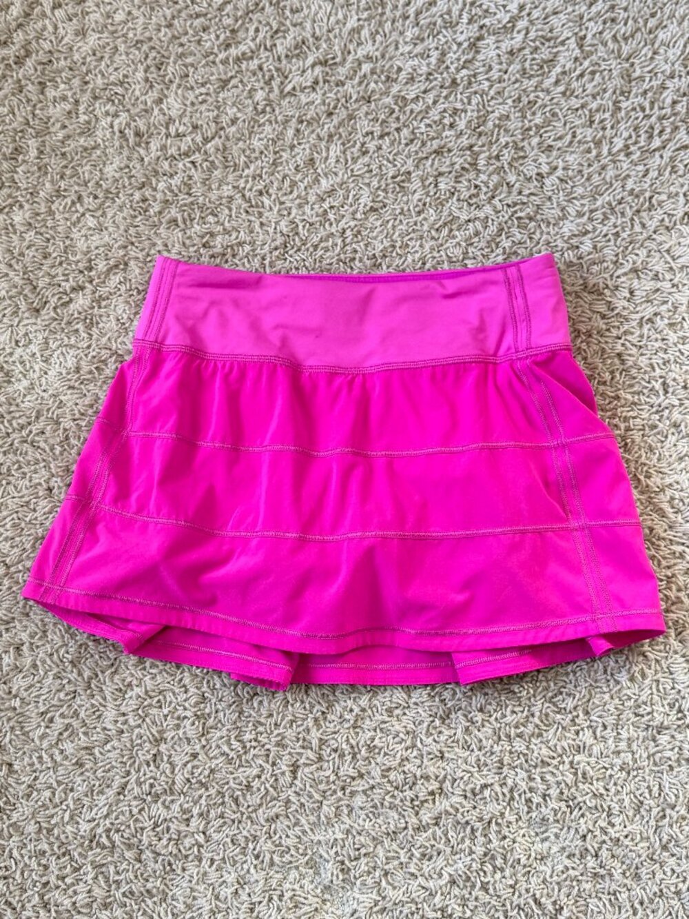 Lululemon Pace Rival Skirt Pow Pink Size 2 Regular